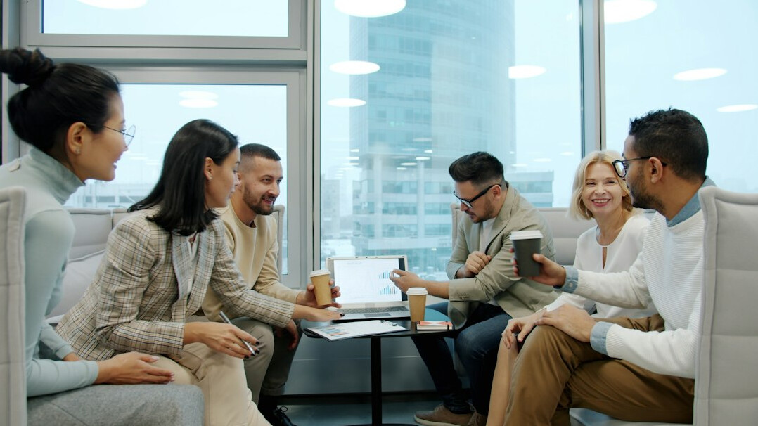 group of people discussing politics